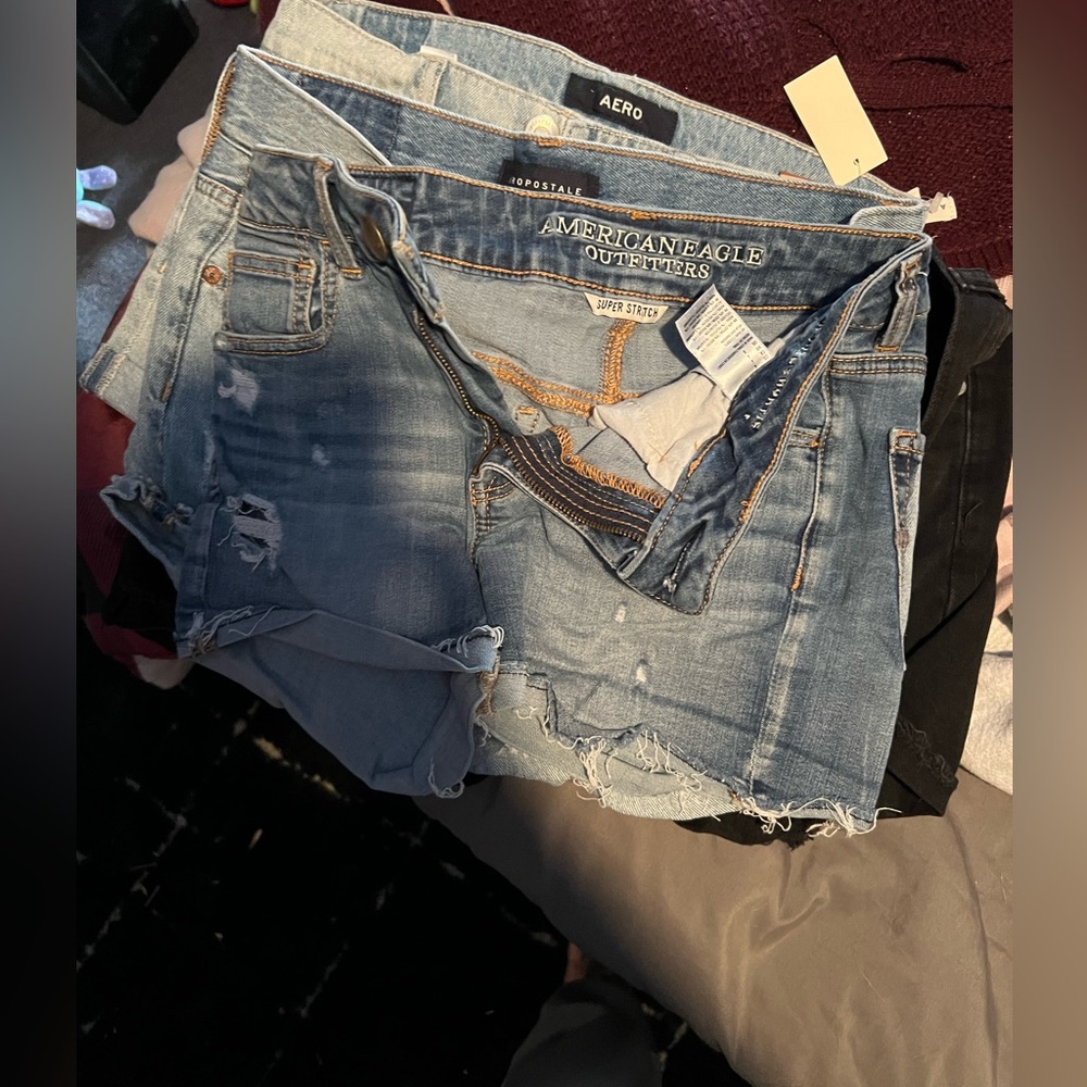 American eagle super stretch shorts